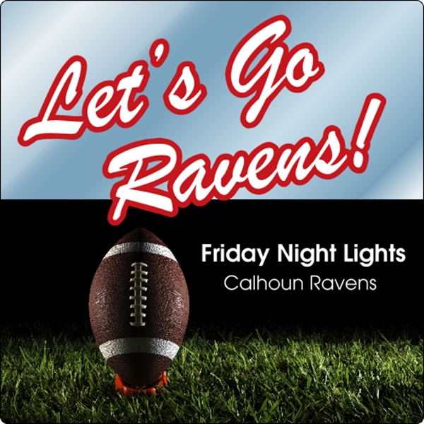 7" x 7" chrome polyester decal with rounded corners and four... from ASI 89910 Stouse, LLC