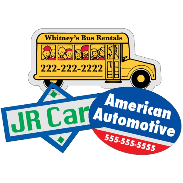 Customizable clear polyester die-cut decal with back adhesive and a one... from ASI 89910 Stouse, LLC