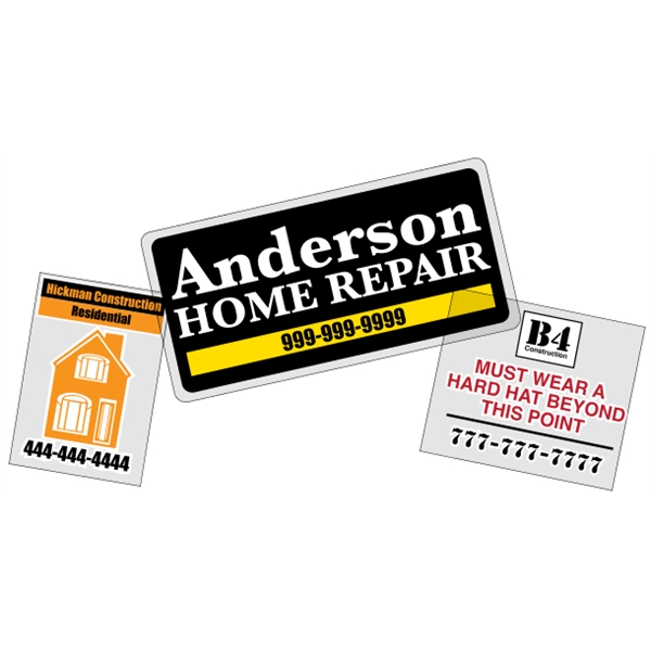 Clear static stick decal (static on face) are intended for indoor... from ASI 89910 Stouse, LLC