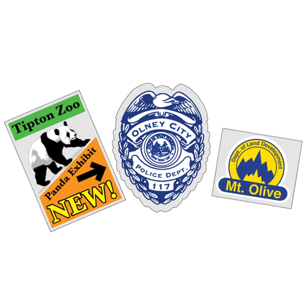 Clear static stick decal (static on face) are intended for indoor... from ASI 89910 Stouse, LLC