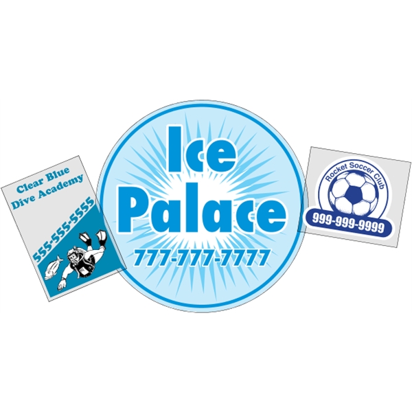 Clear static stick decal (static on face) are intended for indoor... from ASI 89910 Stouse, LLC