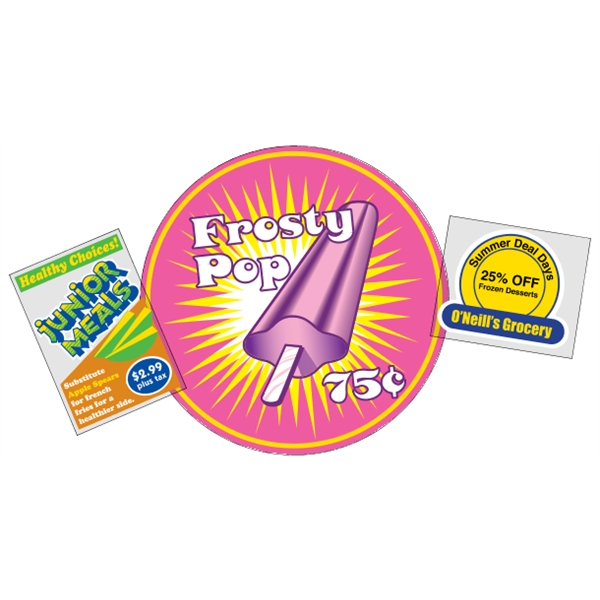 Clear static stick decal (static on face) are intended for indoor... from ASI 89910 Stouse, LLC