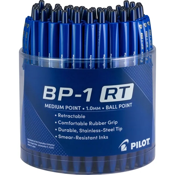 Retractable, ball point pen.  Available in Black, Blue, and Red... from ASI 78110 Pilot Corporation Of America / PILOT PEN
