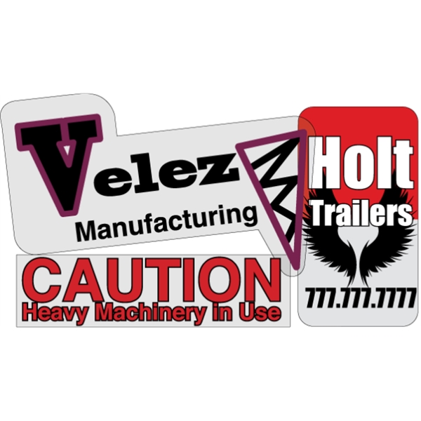 Overlaminated clear polyester decals are suitable for indoor or outdoor use.... from ASI 89910 Stouse, LLC