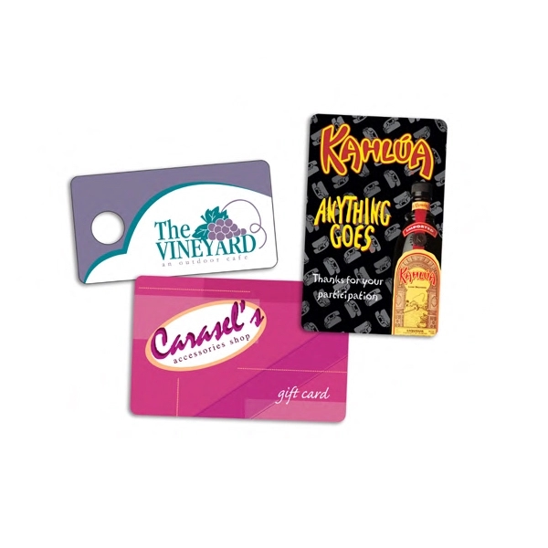 Plastic ID/identification card is coated with a high gloss laminate.... from ASI 70303 MediaTree / MediaTree