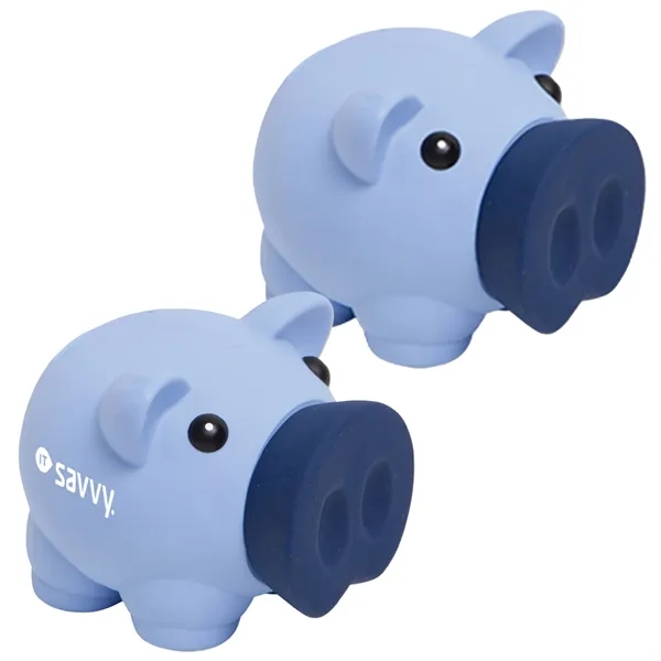 Large nose piggy bank with removable snout with 1 color pad... from ASI 37218 Athena Promo (tm)