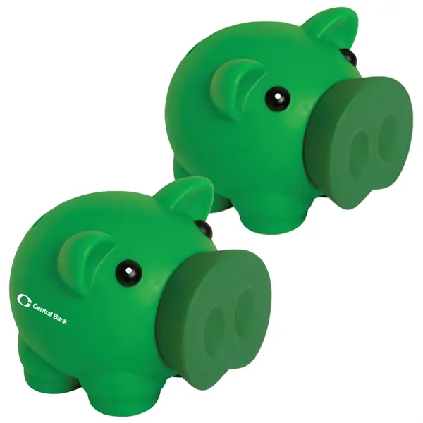 Large nose piggy bank with removable snout with 1 color pad... from ASI 37218 Athena Promo (tm)