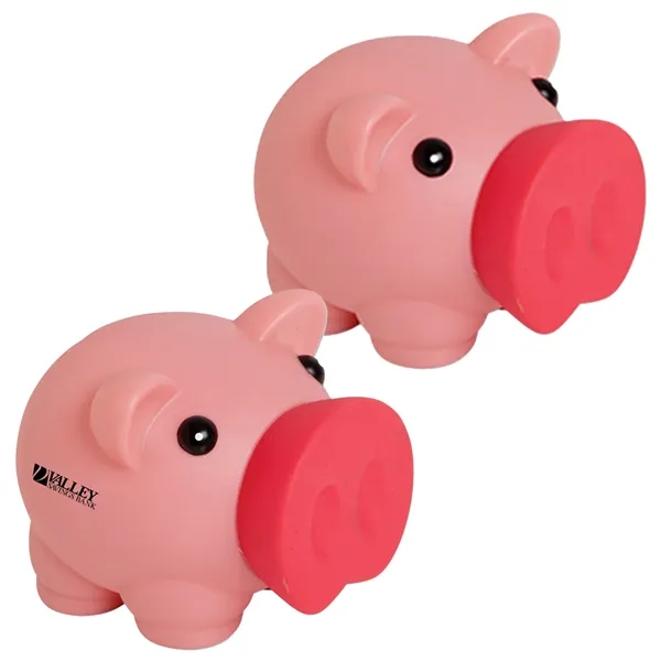 Large nose piggy bank with removable snout with 1 color pad... from ASI 37218 Athena Promo (tm)