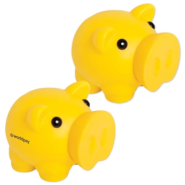 Large nose piggy bank with removable snout with 1 color pad... from ASI 37218 Athena Promo (tm)