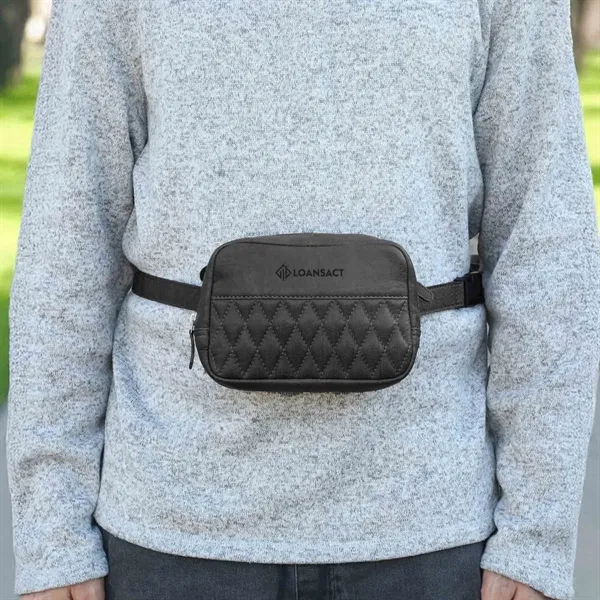 Brea Canyon Leather Cross Body Bag features organized pockets, an adjustable... from ASI 61966 HPG / Beacon Promotions