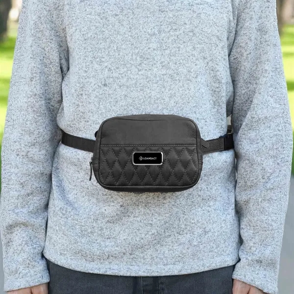 Brea Canyon Leather Cross Body Bag features organized pockets, an adjustable... from ASI 61966 HPG / Beacon Promotions