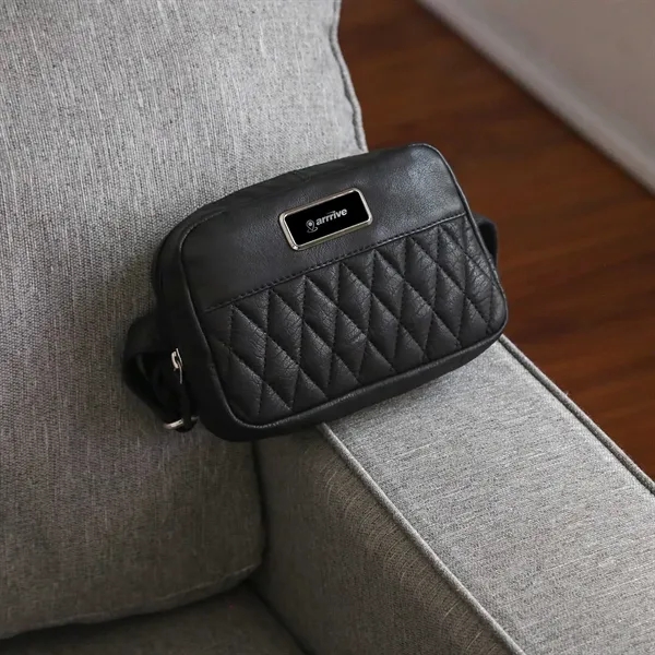 Brea Canyon Leather Cross Body Bag features organized pockets, an adjustable... from ASI 61966 HPG / Beacon Promotions