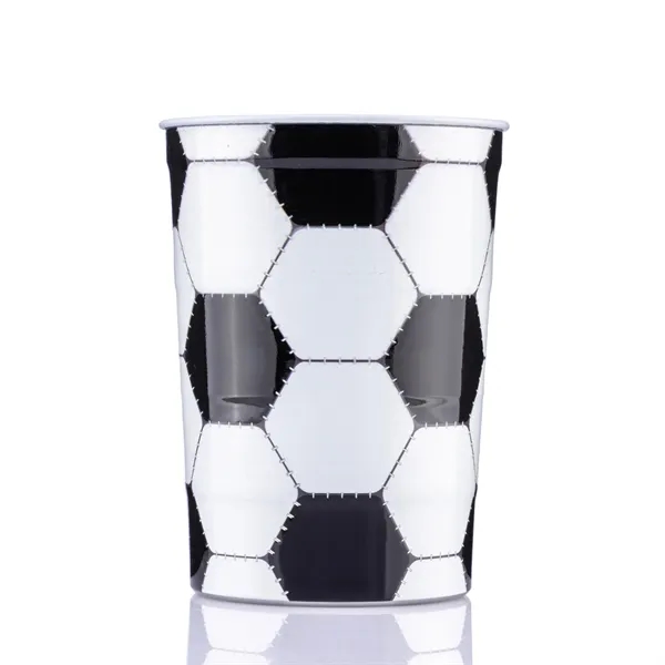 16 ounce recyclable stainless steel cup with assorted 3D sports motifs.... from ASI 57800 Gordon Sinclair / Gordon Sinclair®