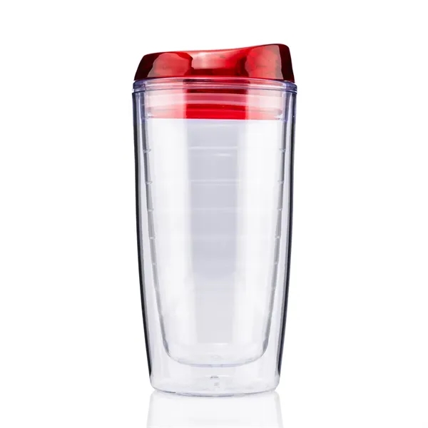14 ounce double wall acrylic tumbler with pop-on lid and iridescent... from ASI 57800 Gordon Sinclair / Gordon Sinclair®