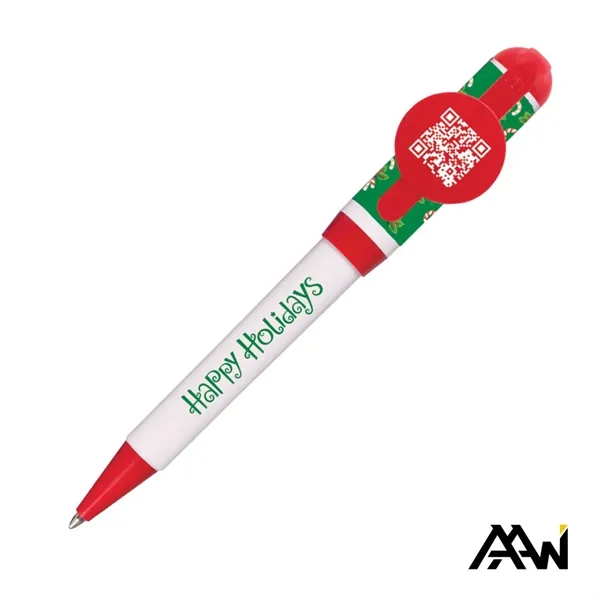 This Jumbo QR Billboard Twist Pen Decorated Cap combines bold design... from ASI 84592 St Regis Group