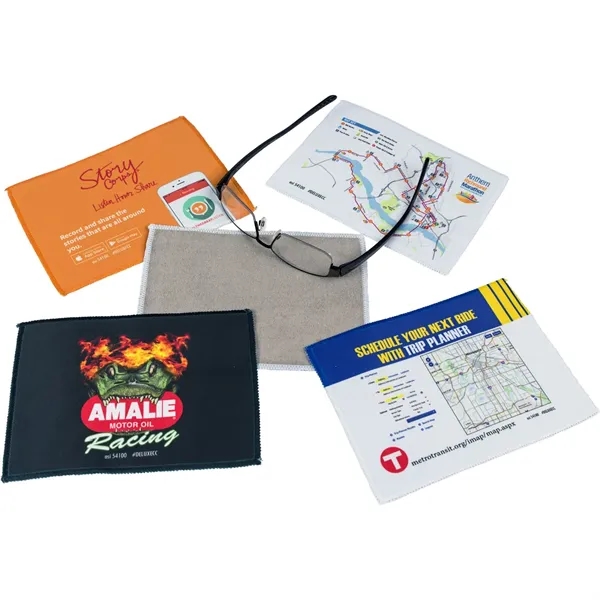 Premium 7 "x 5" cleaning cloth made of microfiber material on... from ASI 54100 Fields Manufacturing Inc / Fields