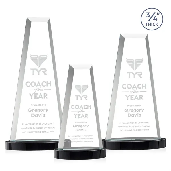 The elegant Imperial Award reflects a 0.75" thick Starfire Crystal tower... from ASI 84592 St Regis Group / St Regis