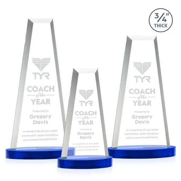 The elegant Imperial Award reflects a 0.75" thick Starfire Crystal tower... from ASI 84592 St Regis Group / St Regis