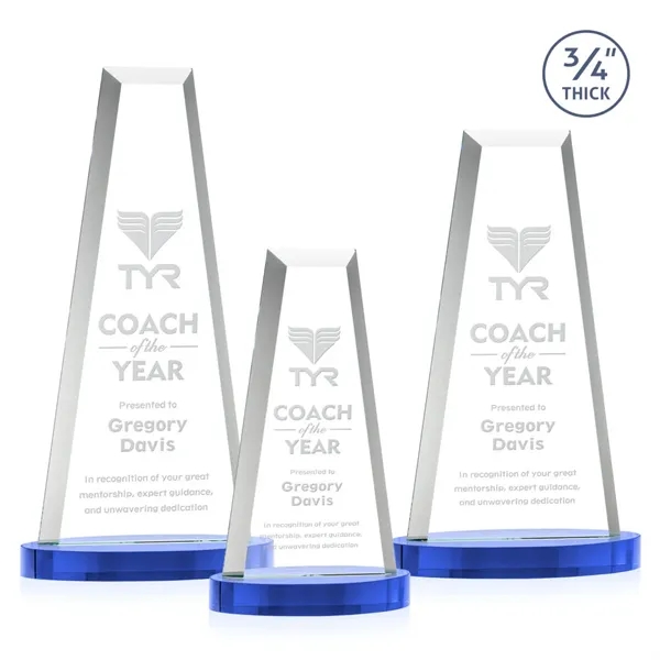 The elegant Imperial Award reflects a 0.75" thick Starfire Crystal tower... from ASI 84592 St Regis Group / St Regis