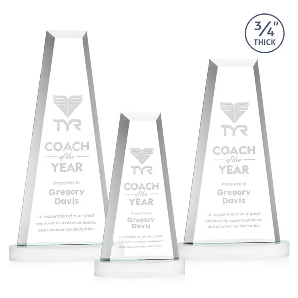 The elegant Imperial Award reflects a 0.75" thick Starfire Crystal tower... from ASI 84592 St Regis Group / St Regis