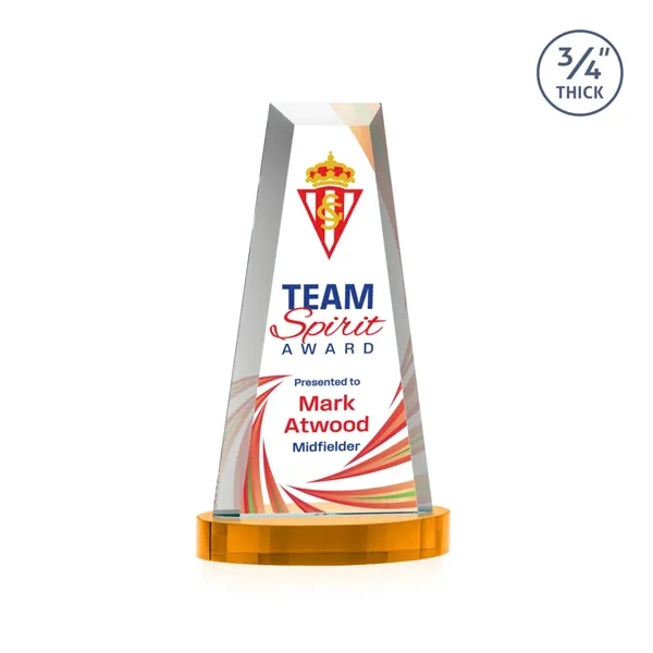 The elegant Imperial Award reflects a 0.75" thick Starfire Crystal tower... from ASI 84592 St Regis Group / St Regis