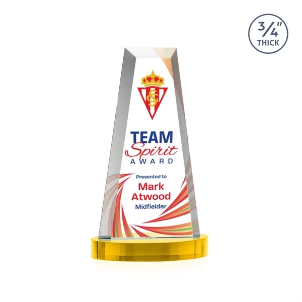 The elegant Imperial Award reflects a 0.75" thick Starfire Crystal tower... from ASI 84592 St Regis Group / St Regis