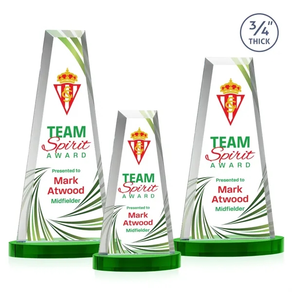 The elegant Imperial Award reflects a 0.75" thick Starfire Crystal tower... from ASI 84592 St Regis Group / St Regis