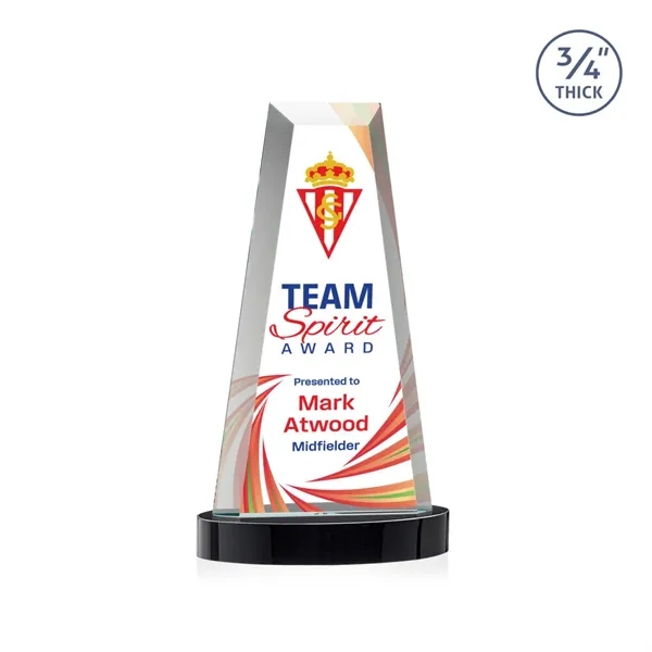 The elegant Imperial Award reflects a 0.75" thick Starfire Crystal tower... from ASI 84592 St Regis Group / St Regis