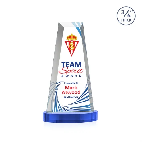 The elegant Imperial Award reflects a 0.75" thick Starfire Crystal tower... from ASI 84592 St Regis Group / St Regis