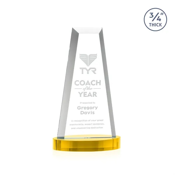 The elegant Imperial Award reflects a 0.75" thick Starfire Crystal tower... from ASI 84592 St Regis Group / St Regis