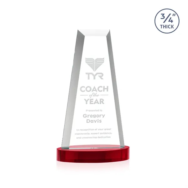 The elegant Imperial Award reflects a 0.75" thick Starfire Crystal tower... from ASI 84592 St Regis Group / St Regis