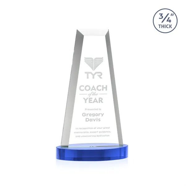 The elegant Imperial Award reflects a 0.75" thick Starfire Crystal tower... from ASI 84592 St Regis Group / St Regis