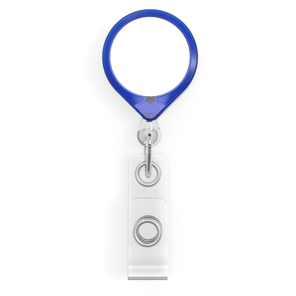 Circle Badge includes retractor with standard ID strap.... from ASI 64635 KEY-BAK Promotional Products