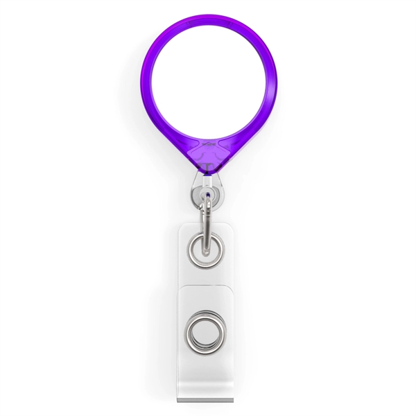 Circle Badge includes retractor with standard ID strap.... from ASI 64635 KEY-BAK Promotional Products