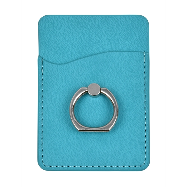 Leather Phone pocket with sure grip ring... from ASI 93131 US Flash & Technologies LLC