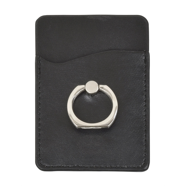 Leather Phone pocket with sure grip ring... from ASI 93131 US Flash & Technologies LLC