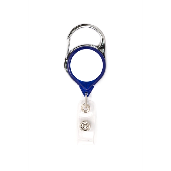 Carabiner Retractable badge with vinyl I.D. strap... from ASI 64635 KEY-BAK Promotional Products