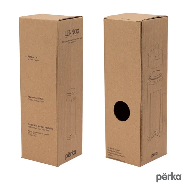 Perka® Lennox 18 oz. Double Wall, Stainless Steel Bottle... from ASI 67866 Logomark/Valumark