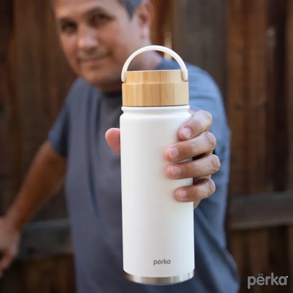Perka® Lennox 18 oz. Double Wall, Stainless Steel Bottle... from ASI 67866 Logomark/Valumark