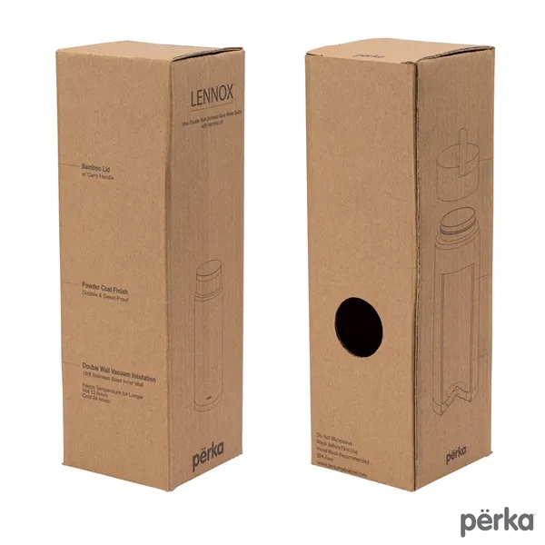 Perka® Lennox 18 oz. Double Wall, Stainless Steel Bottle... from ASI 67866 Logomark/Valumark