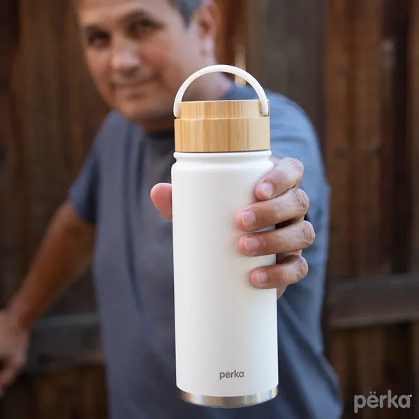 Perka® Lennox 18 oz. Double Wall, Stainless Steel Bottle... from ASI 67866 Logomark/Valumark