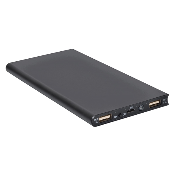 5000 mAh Powerbank with 2-port charging and built-in LED Flashlight... from ASI 93131 US Flash & Technologies LLC / U S Flash & Technologies LLC