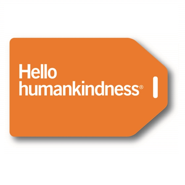 Customizable full-color hanging price tag-shaped luggage tag.... from ASI 90807 Tekweld