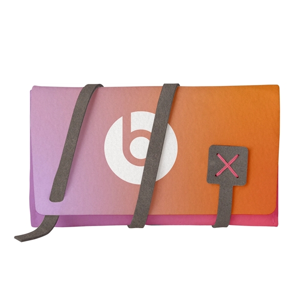 Cord organizer made of felt material with leather accents and 11... from ASI 88060 Snugz/USA Inc / SnugZ USA®