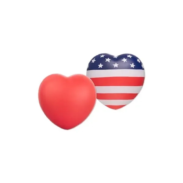 Shaped like a heart; one side features classic red, white, and... from ASI 98360 WOWLine / WOWLine®