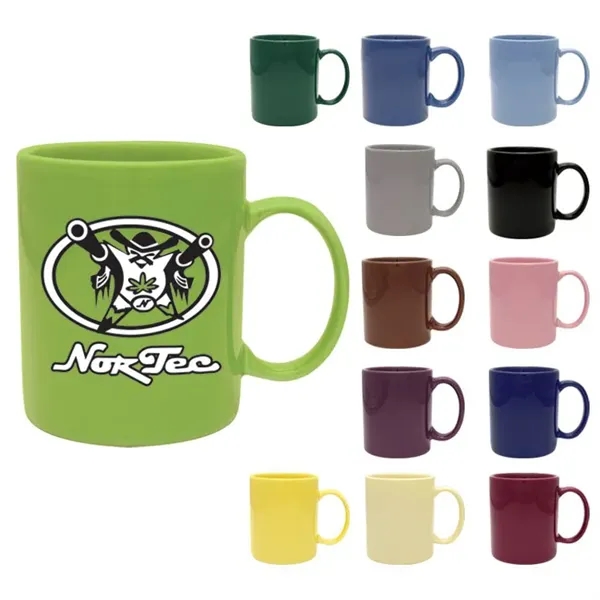 11 oz. ceramic mug with customization.... from ASI 71920 Moderne Glass Company Inc / Glass America®