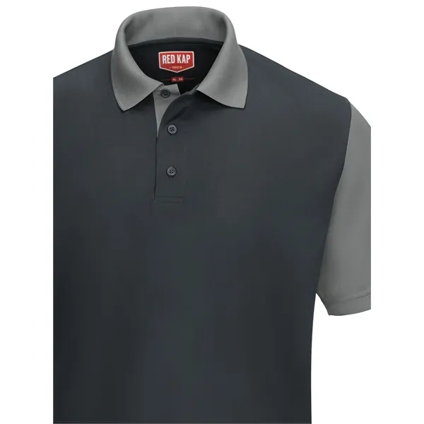 Red Kap Shirts - Men's Short Sleeve Performance Knit Colo...... from ASI 86018 Scrub Authority / Uniform Stores