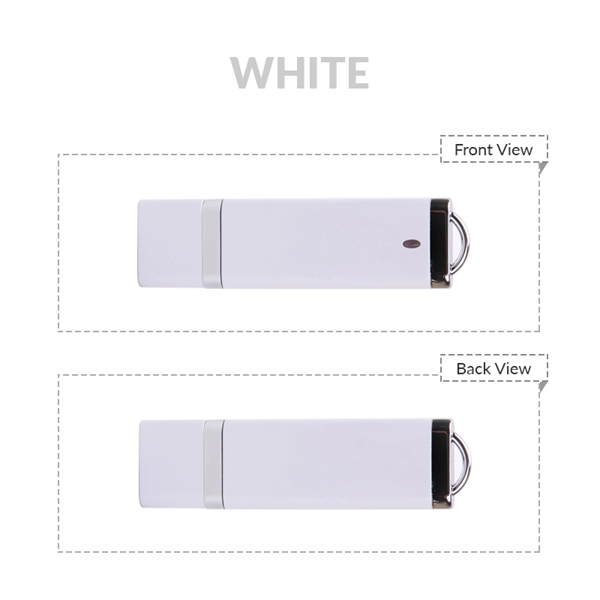 Classic USB flash drive 3.0 with chrome trim, multiple colors, and... from ASI 37218 Athena Promo (tm)