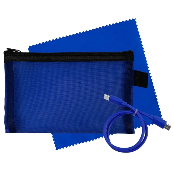 Large Mesh C to C Cable & Cloth Set... from ASI 30208 A P Specialties / AP Specialties