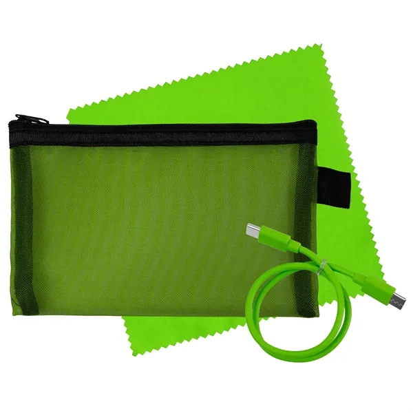 Large Mesh C to C Cable & Cloth Set... from ASI 30208 A P Specialties / AP Specialties